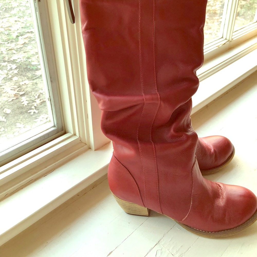 Red boots